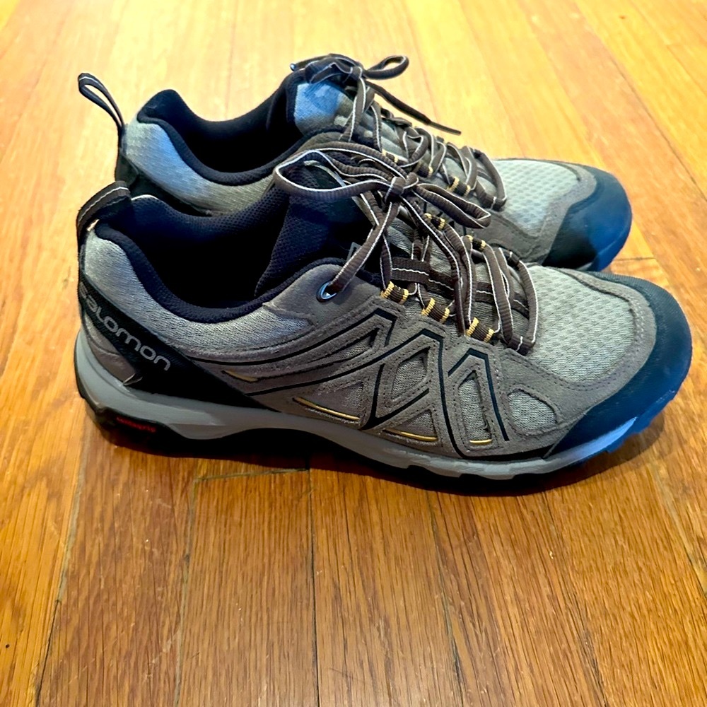 Salomon Black and Gray Trail Shoes